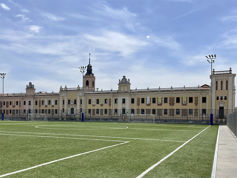 Dos campos de fútbol 7 en Getafe. Madrid.